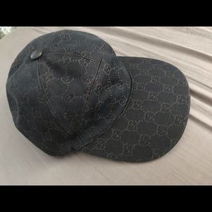 Brown Gucci five panel hat